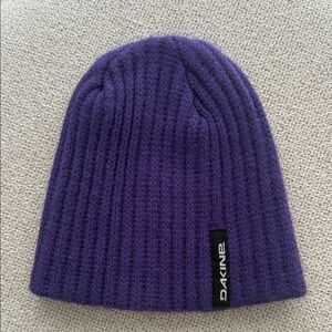 Dakine Kids Ribbed Knit Beanie in Purple